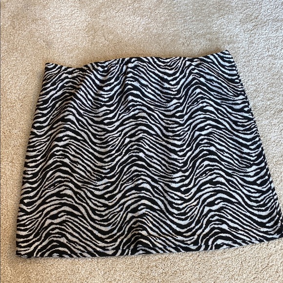Zebra Print Women's Skirt - Picture 1 of 3